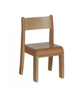 Chaise empilable - Coloris naturel - Hauteur 18 cm - T00