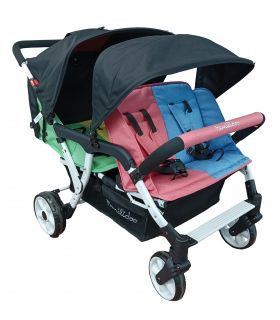 Poussette 4 places Lidoo City H4E