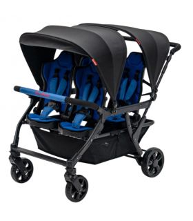 Poussette 4 places Assises Réversibles DSP4 Blue