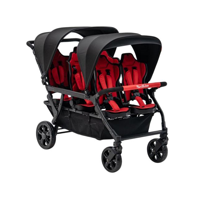 Poussette 6 places Assises Réversibles DSP6 Red