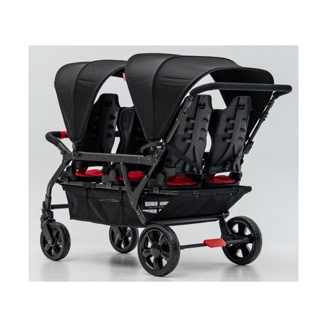 Poussette 6 places Assises Réversibles DSP6 Red