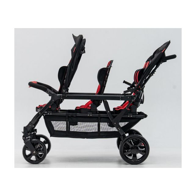 Poussette 6 places Assises Réversibles DSP6 Red