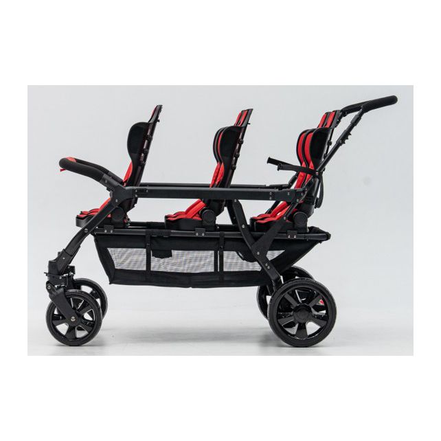Poussette 6 places Assises Réversibles DSP6 Red