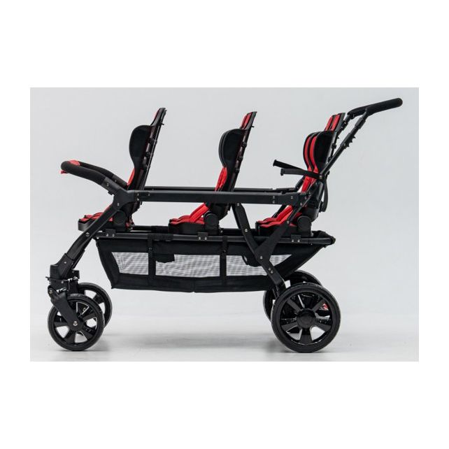 Poussette 6 places Assises Réversibles DSP6 Red