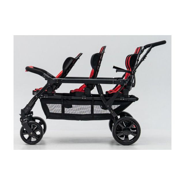 Poussette 6 places Assises Réversibles DSP6 Red