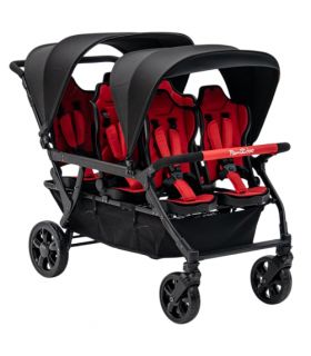 Poussette 6 places Assises Réversibles DSP6 Red