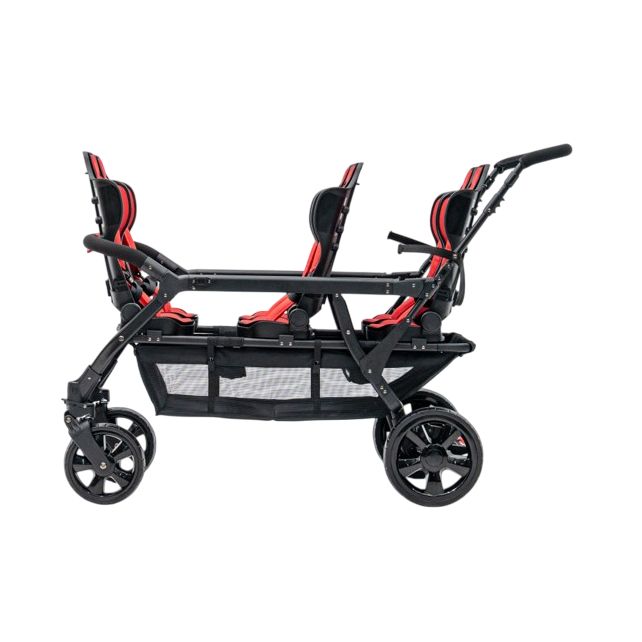 Poussette 6 places Assises Réversibles DSP6 Red