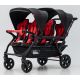 Poussette 6 places Assises Réversibles DSP6 Red