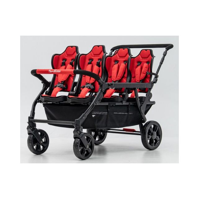 Poussette 6 places Assises Réversibles DSP6 Red