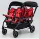 Poussette 6 places Assises Réversibles DSP6 Red