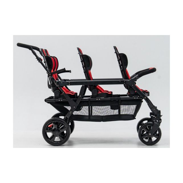 Poussette 6 places Assises Réversibles DSP6 Red