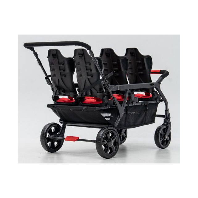 Poussette 6 places Assises Réversibles DSP6 Red