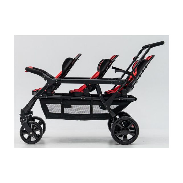Poussette 6 places Assises Réversibles DSP6 Red