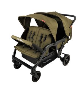Poussette 4 places Lidoo Lite Green Forest