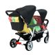 Poussette 3 places Lidoo H3E + Ergondrive