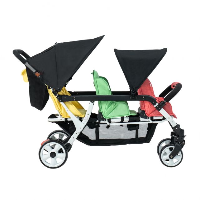 Poussette 3 places Lidoo H3E + Ergondrive