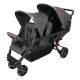 Poussette 3 places Lidoo H3E + Ergondrive Full Black