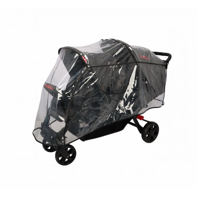 Poussette 3 places Lidoo H3E + Ergondrive Full Black