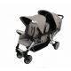 Poussette 3 places Lidoo H3E + Ergondrive Full Grey