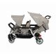 Poussette 3 places Lidoo H3E + Ergondrive Full Grey