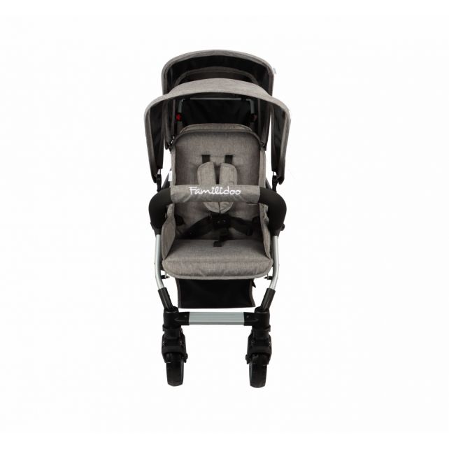 Poussette 3 places Lidoo H3E + Ergondrive Full Grey
