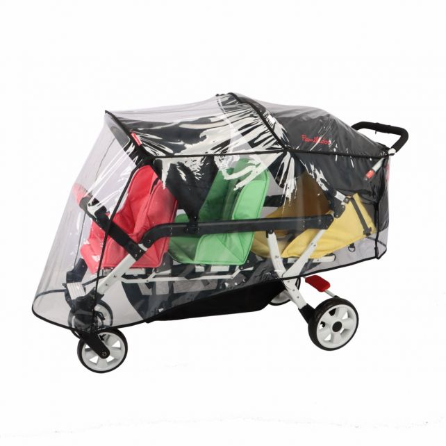 Poussette 3 places Lidoo H3E + Ergondrive
