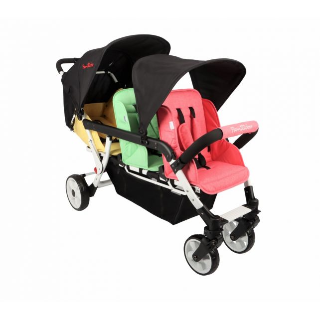 Poussette 3 places Lidoo H3E + Ergondrive