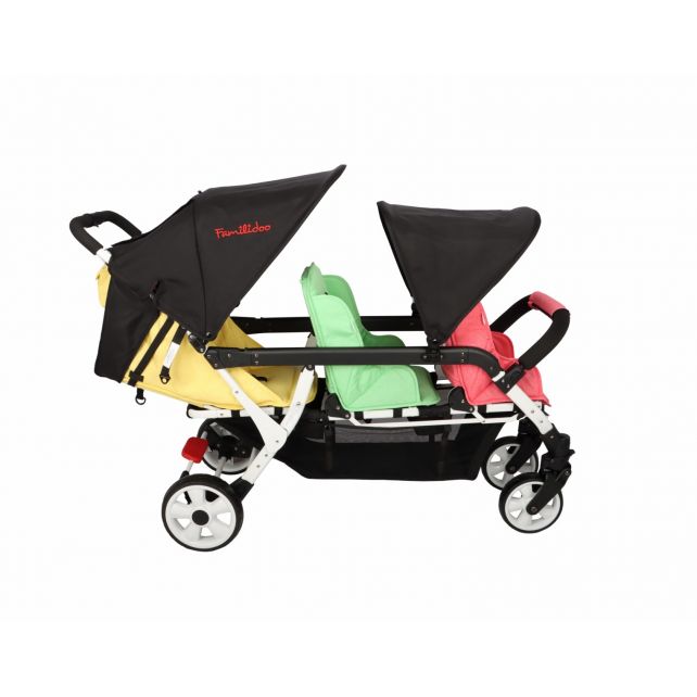 Poussette 3 places Lidoo H3E + Ergondrive