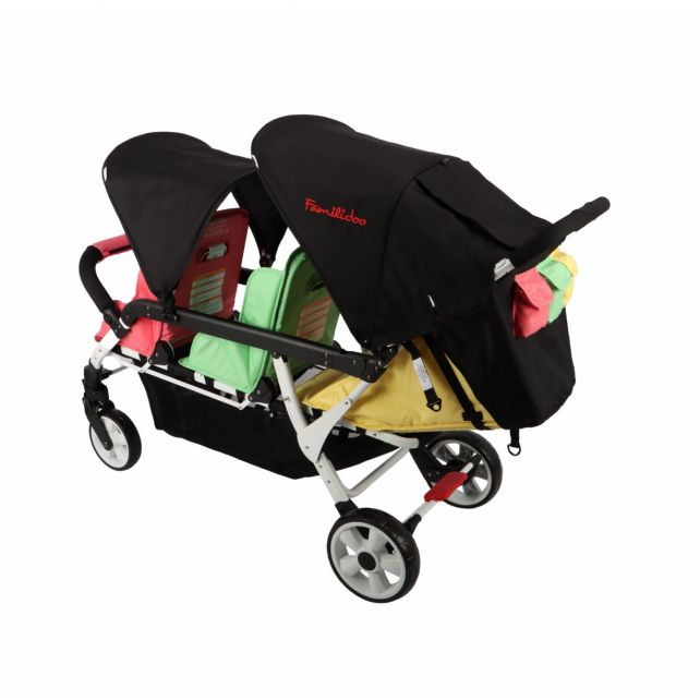 Poussette 3 places Lidoo H3E + Ergondrive
