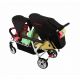 Poussette 3 places Lidoo H3E + Ergondrive