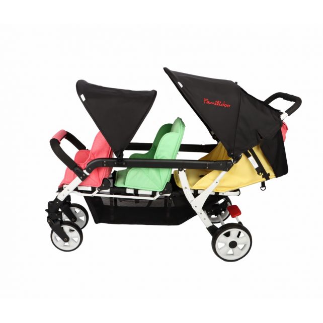 Poussette 3 places Lidoo H3E + Ergondrive