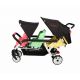 Poussette 3 places Lidoo H3E + Ergondrive