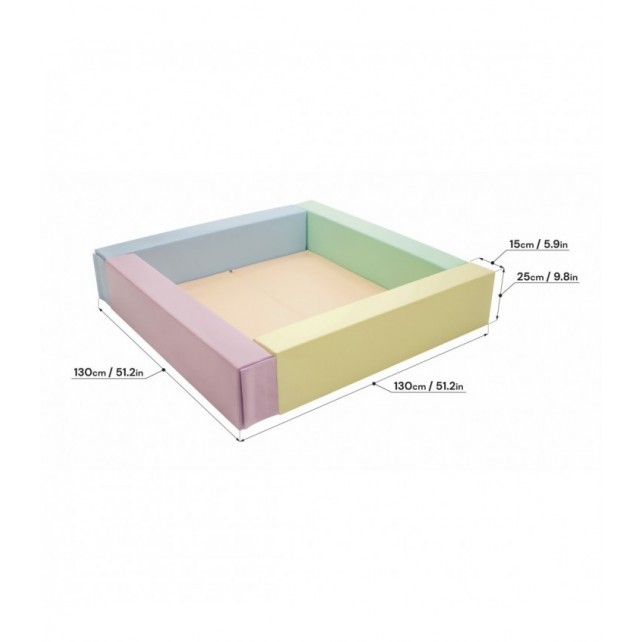 PISCINE A BALLE IGLU PASTEL