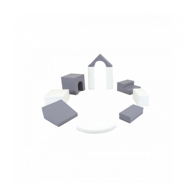 SET DE MOTRICITÉ CRÉATIF - GRIS/BLANC
