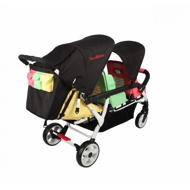 Poussette 3 places Lidoo H3E + Ergondrive