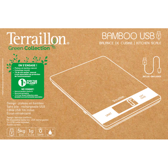PETIT TERRAILLON - BAMBOO USB C