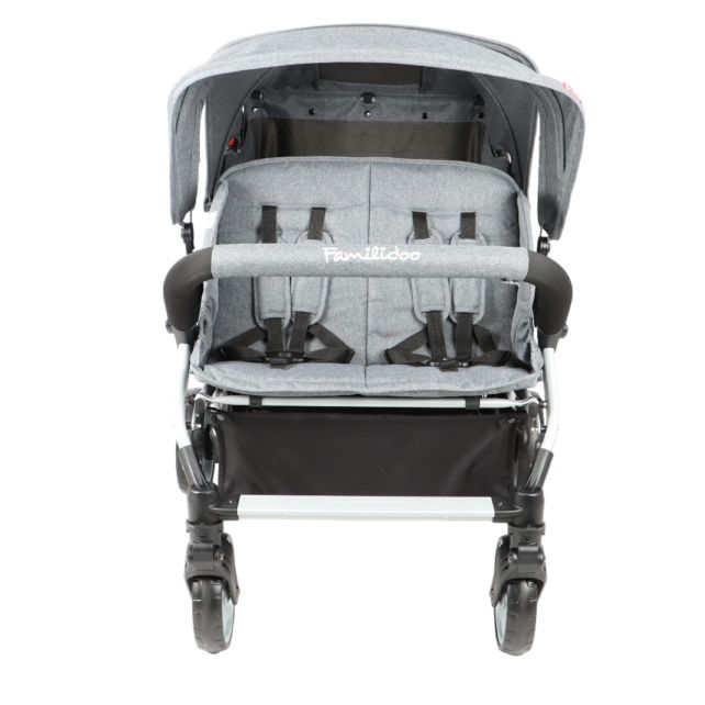 Poussette 4 places Lidoo City H4E Full Grey