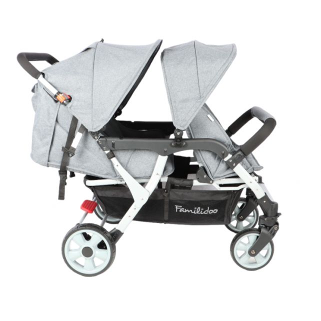 Poussette 4 places Lidoo City H4E Full Grey