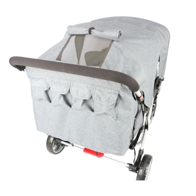 Poussette 4 places Lidoo City H4E Full Grey