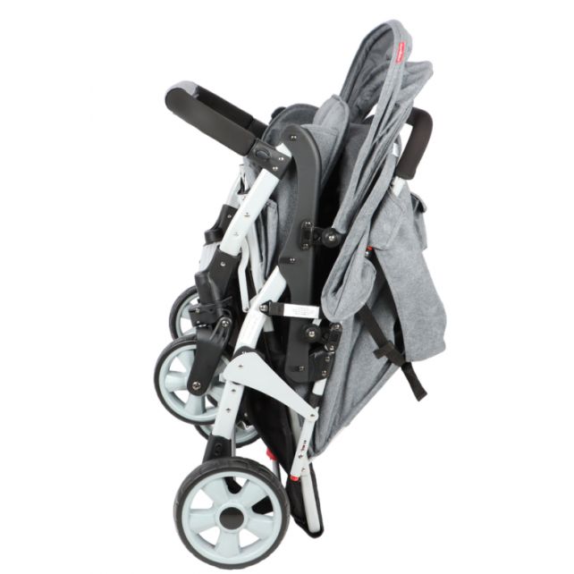 Poussette 4 places Lidoo City H4E Full Grey