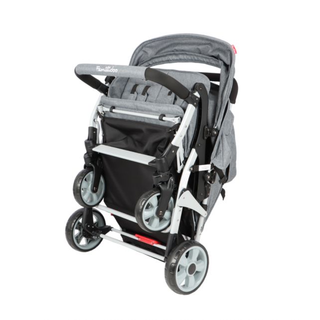 Poussette 4 places Lidoo City H4E Full Grey