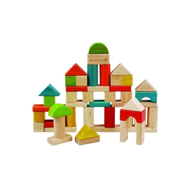 Seau de 50 cubes en bois