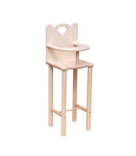 Chaise haute poupée