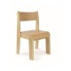 Chaise empilable - Coloris naturel - Hauteur 26 cm - Taille 1
