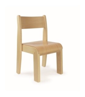 Chaise empilable - Coloris naturel - Hauteur 31 cm - Taille 2