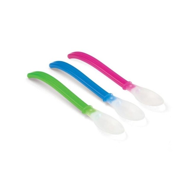 Cuillères douces - coloris assortis - lot de 3