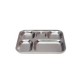 Plateau 5 compartiments inox