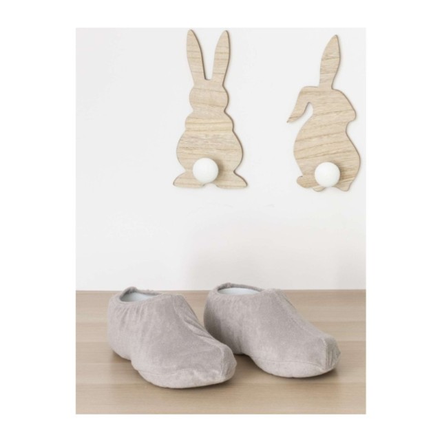 Sur-chaussure éponge a fond plat 43/50 - taupe