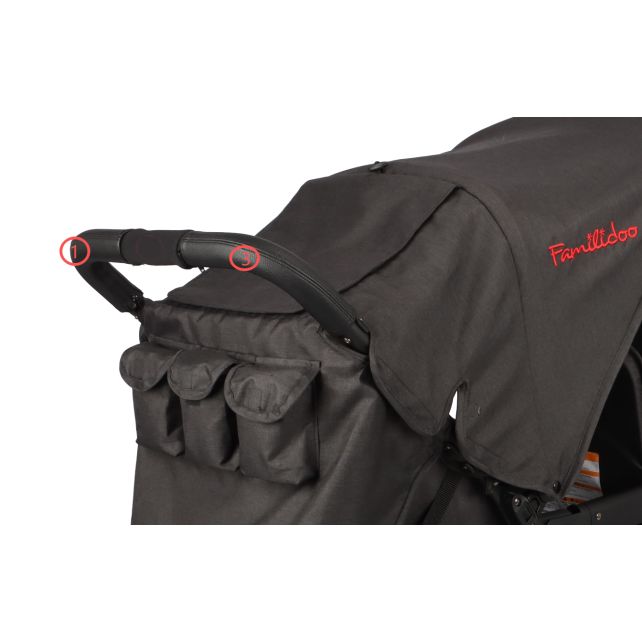 Housse guidon H3E Lateral - Simili Cuir