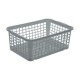 MINI CORBEILLE EMPILABLE 30 X 20 X H11 cm - Transparente